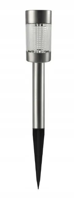 LAMPA SOLARNA GRANAT SG9509 INOX 40CM Autentyczny